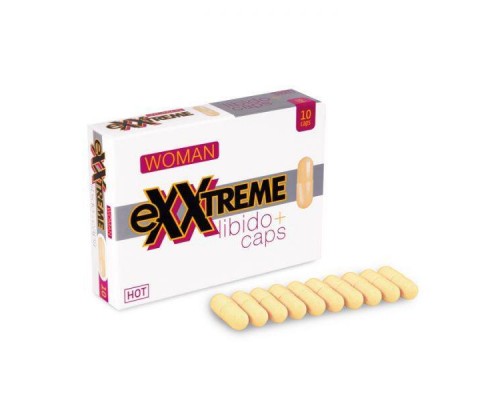 HOT - Капсулы для повышения либидо для женщин eXXtreme, 10 шт в упаковке (H44577)