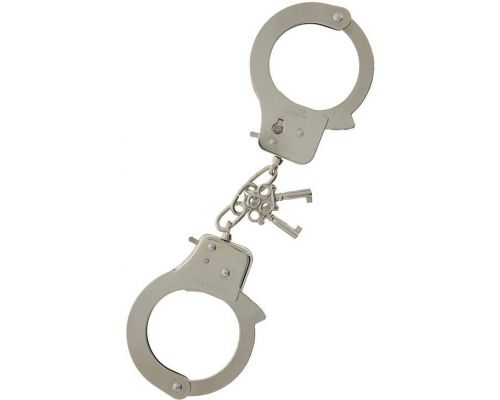 Dream Toys - Наручники, Large Metal Handcuffs with Keys (T160037)
