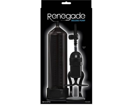 NS Novelties - Вакуумная помпа RENEGADE BOLERO, BLACK (T280322)