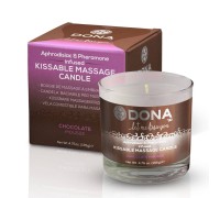 Массажная свеча DONA Kissable Massage Candle Chocolate Mousse (125 мл)