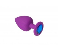 sLash - Анальная пробка, Purple Silicone Sapphire, S (280582)