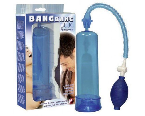 Помпа Bang Bang Penis Pump, Blue (519952)