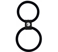 Dream Toys - Эрекционное кольцо MENZSTUFF DUAL RINGS, BLACK (DT20025)