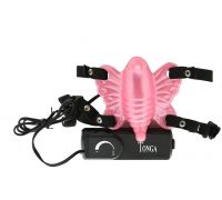 Seven Creations - Вибромассажер бабочка розового цвета с поясом The Butterfly Massager (DT50253)