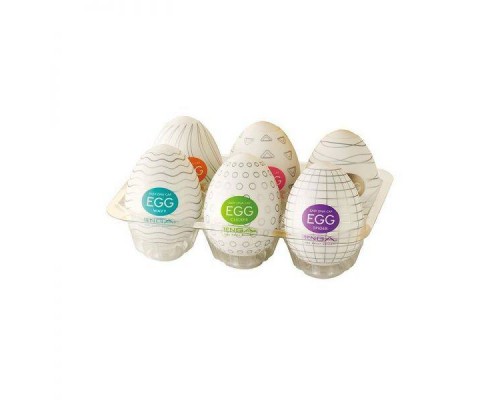 Tenga - Набор мастурбаторов Tenga Egg 6 Variety Pack (EGG098)