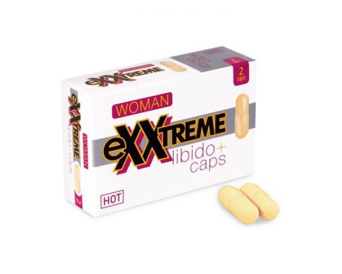 HOT - Капсулы для повышения либидо для женщин eXXtreme, 2 шт в упаковке (H44575)