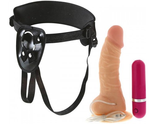 NMC - Страпон с вибрацией Magic-Kok Vibrator And Harness Kit (T111607)