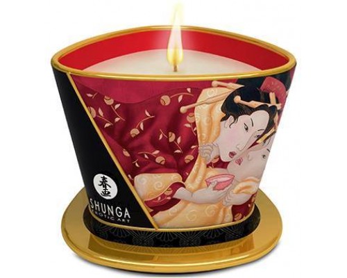 Shunga - Массажная свеча MASSAGE CANDLE SPARKLING STRAWBERRY WINE, 170 мл (T274508)