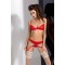 LORAINE SET red L/XL - Passion