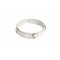 sLash - Ошейник Slave leather collar, WHITE (280242)