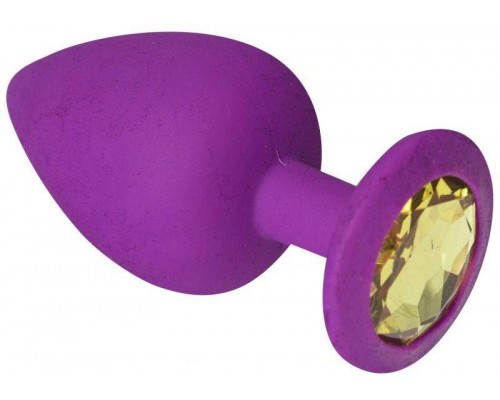 sLash - Анальная пробка, Purple Silicone Beryl, L (280591)
