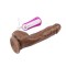 Chisa - Вибромассажер MR.MARCUS' 9.9" Vibrating Dildo/PVC+ABS Brown (291655)