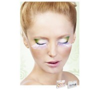 Baci Eyelashes - Реснички White Glitter Eyelashes (B521)