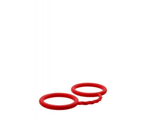 Dream Toys - Наручники BONDX SILICONE CUFFS, RED (DT21075)