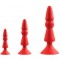 Dream Toys - MENZSTUFF 3-PIECE ANAL CONE SET RED (DT21284)