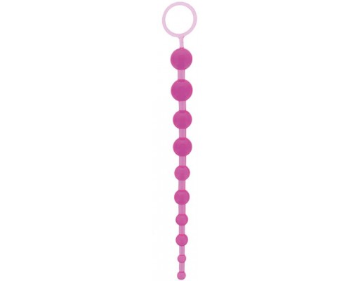 NMC - Анальная цепочка Oriental Jelly Butt Beads 10.5", PURPLE (T110502)