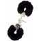 Dream Toys - Наручники METAL HANDCUFF WITH PLUSH, BLACK (T160031)