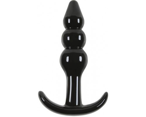 NS Novelties - Плаг JELLY RANCHER T-PLUG RIPPLE, BLACK (T280085)