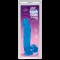 Фаллоимитатор Doc Johnson Jelly Jewels - Cock and Balls with Suction Cup - Blue