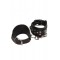 sLash - Оковы Leather Leg Cuffs, BLACK (280174)