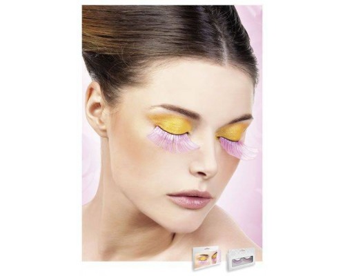 Baci Eyelashes - Реснички Pink Glitter Eyelashes (B520)