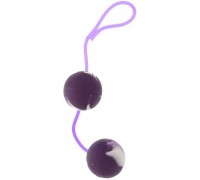Seven Creations - Вагинальные шарики Marbelized DUO BALLS, PURPLE (DT50503)