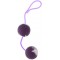 Seven Creations - Вагинальные шарики Marbelized DUO BALLS, PURPLE (DT50503)