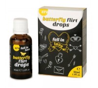 HOT - Возбуждающие капли для двоих ERO Butterfly Flirt Drops, 30 мл (H77111)