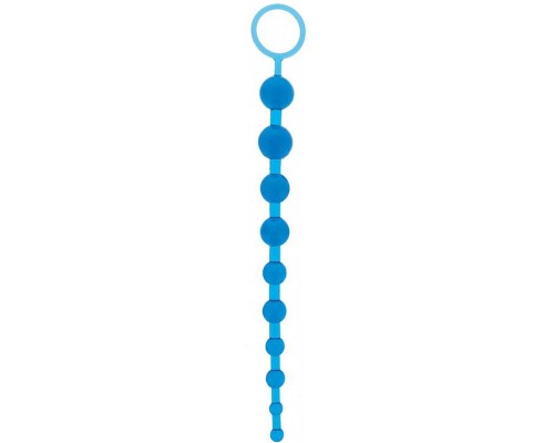 NMC - Анальная цепочка Oriental Jelly Butt Beads 10.5, BLUE (T110500)
