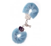 Dream Toys - Наручники Metal Handcuff with Plush, BLUE (T160027)