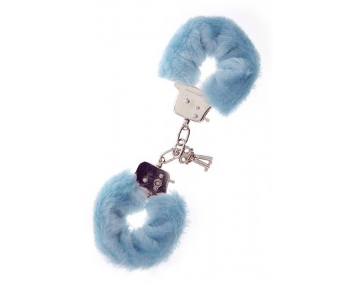 Dream Toys - Наручники Metal Handcuff with Plush, BLUE (T160027)