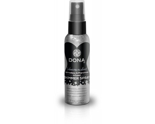 Спрей для тела с блестками DONA Shimmer Spray Silver (60 мл)