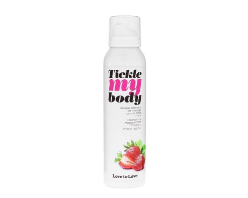 Массажная пена Love To Love TICKLE MY BODY Strawberry (150 мл)