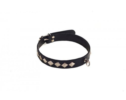 sLash - Ошейник SUB leather Choker, BLACK (280246)