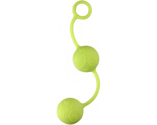 Dream Toys - Шарики вагинальные NEON PLEASURE BALLS, GREEN (DT20575)