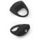 Dream Toys - Эрекционное кольцо LIT-UP SILICONE STIMU RING 8 BLACK (DT21241)