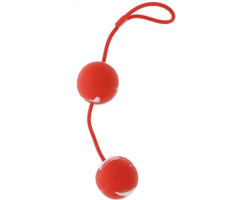 Seven Creations - Вагинальные шарики Marbelized DUO BALLS,RED (DT50505)