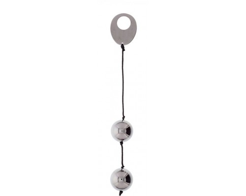 Seven Creations - Вагинальные шарики DOMINO METALLIC BALLS, SILVER (DT50902)