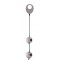 Seven Creations - Вагинальные шарики DOMINO METALLIC BALLS, SILVER (DT50902)