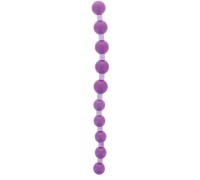 NMC - Анальная цепочка Jumbo Jelly Thai Beads Carded, LAVENDER (T110505)