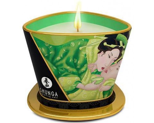 Shunga - Свеча для массажа MASSAGE CANDLE EXOTIC GREEN TEA 170 мл (T274511)