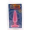 Анальная пробка Butt Plug Smooth Classic, тонкая средняя, 12х4 см