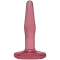 Анальная пробка Crystal Jellies Small Butt Plug, малая, 11х2 см