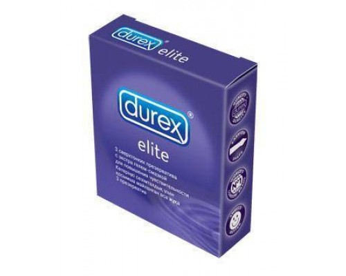 Презервативы Durex Elite, 3 шт