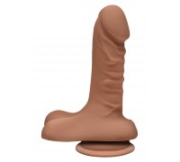 Фаллоимитатор The Super D Caramel 6 Inch, 14х4 см