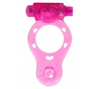 Кольцо с вибропулей Evolved Power O Vibrating Cock Ring Pink, 7х4 см