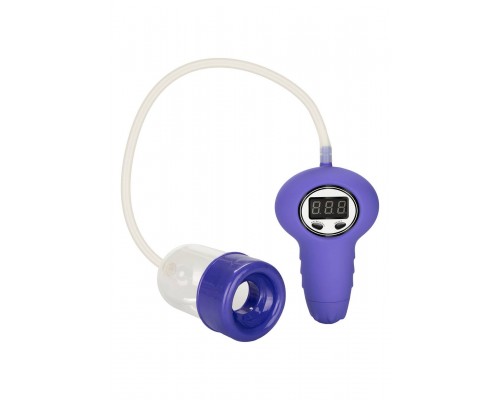 Клиторальная помпа Automatic Intimate Pump Purple, 10х5 см