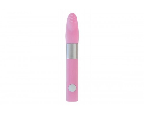 Миниатюрный вибратор Qvibry Mini Vibe Pink, 12х2 см