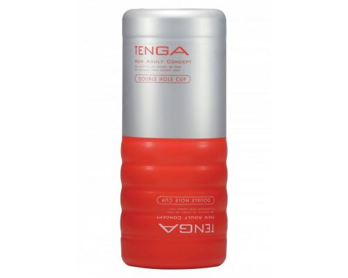 Мастурбатор Tenga Double Hole Cup, 15х6 см