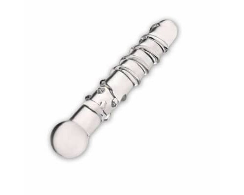 Фаллоимитатор Glas - Callisto Clear Glass Dildo 18х3,8 см